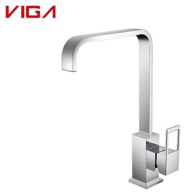 China Contemporary Sanitary Ware Metered Faucets Deck Mounted Single Hole Basin Mixer Tap Faucet for sale