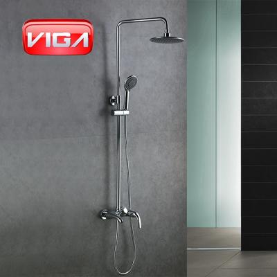 China With Sliding Bar Shower Room Wall Mounted Shower Column Set for sale