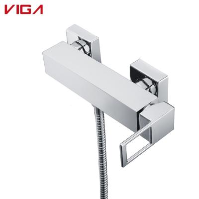 China Without Handle Bathroom Shower Faucets Cold Water Sliding Bar Shower Mixer Tap Hot Zinc Alloy for sale