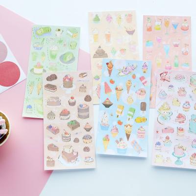 China Original snacks&drinks&foods special delicious pearl Nekoni design paper stickers for sale