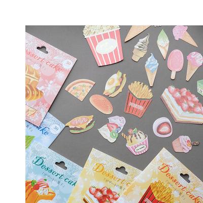 China Decorative Sticker Nekoni Laser Stickers Pack Kawaii Decorative Decals Food Hand Account Clear Self Adhesive Decals For Sticker Paper Flakes for sale