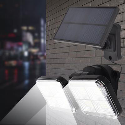 China 100 LED Solar Garden Security Light Ip65 Waterproof Led Outdoor Lights Super Bright Solar Street Light With 3 Modes for sale