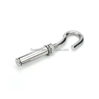 China Steel Heavy Duty Stainless Steel Eye Hook Sleeve Anchor Concrete Expansion Bolts for sale