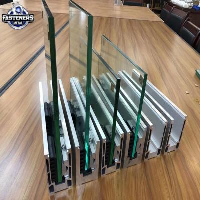 China Contemporary Factory Made Glass Balustrade Base Glass Shoe U Channel for sale