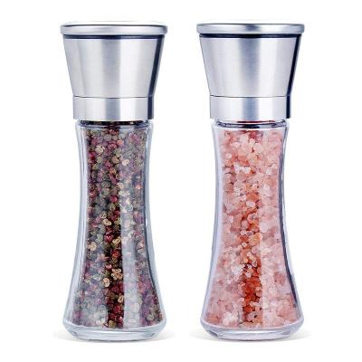 China Best Selling Viable Grinder Salt Pepper Grinder Factory Direct Sale Stainless Steel Pepper Grinder and Grinder Set for sale