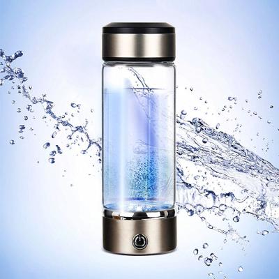 China Fast Home Care Smart Portable Alkaline Generator High Capacity Pure Hydrogen H2 Rich Water Bottle for sale