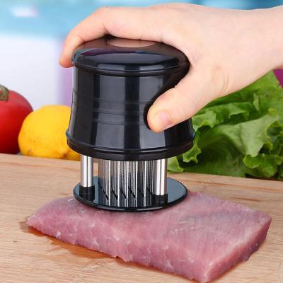 China Large Discount Kitchen Tenderizers 56 Blades Professional Stainless Steel Needle Viable With Safety Manual Beef Meat Tenderizer Tool for sale