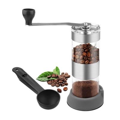 China Viable Multifunctional Portable Hand Grinding Ceramic Manual Coffee Grinder Mill With Adjustable Setting Coffee Maker for sale