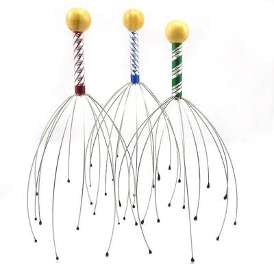 China Modern Hot Selling Amazon Stainless Steel Portable Octopus Head Scalp Massager for sale