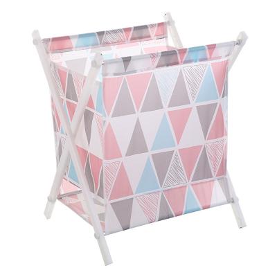 China Folding Basket For Clothes Bathroom Storage Basket Large Capacity Foldable Waterproof Bedroom Storage Basket for sale