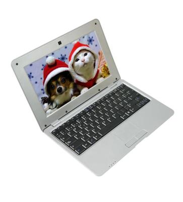 China A 10 inch netbook wireless netbook low price with S500 quad core cpu 1GB 8GB for sale