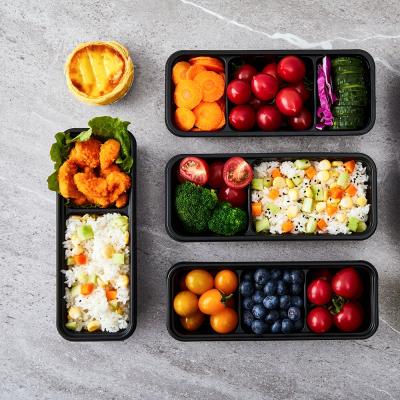 China Microwavable take out container food box bento box plastic food container for sushi plastic food container for sale