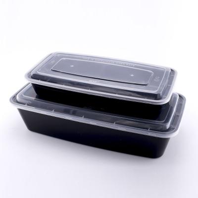 China Disposable Plastic Large Fish Container Home Microwavable Meal Box PP Storage Disposable Food Containers for sale