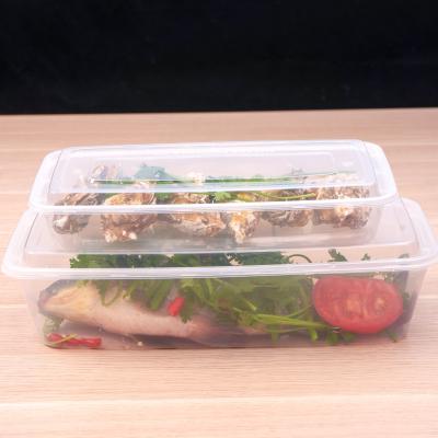 China Disposable Fish Storage Containers Plastic Disposable Container For Fish Plastic Food Takeout Containers for sale