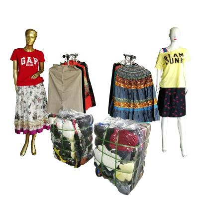 China Casual Occasion Employed Ladies Skirt Korean Mixed Ladies Bales Korea Used Garments Manufacturer Nanjing for sale