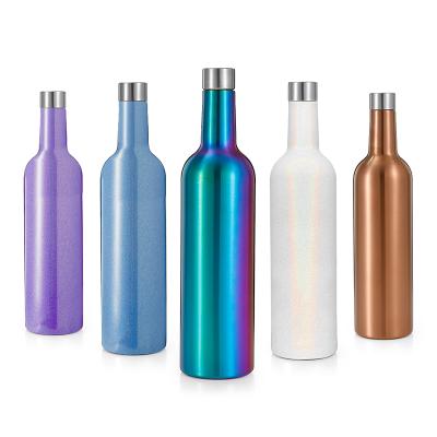 China Everich Double Wall 25oz Stainless Steel Sustainable Wine Bottle for sale