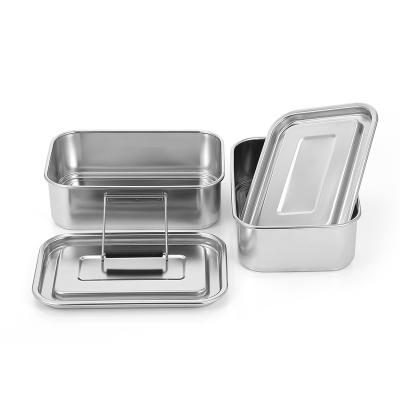 China High Quality 304 Stainless Steel Factory Steamable Everich Lunch Box Lunch Box Food Containers for sale