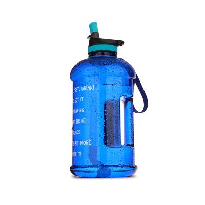 China Sustainable Plastic Water Bottle 1gallon GYM Plastic Bottle Sports Plastic Drinking Bottle Water for sale