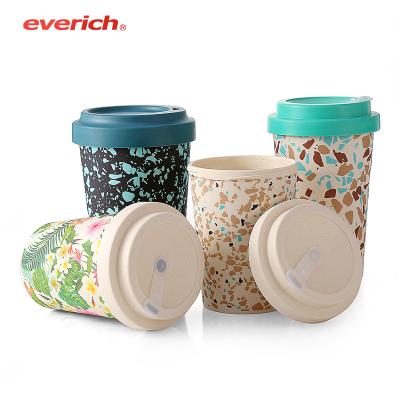 China Sustainable Colorful Bamboo Cups Recycle Cup Bamboo Drinking Cup Kids Cups Eco - Friendly for sale