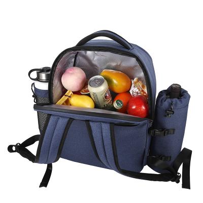 China Custom BSCI Factory Color Picnic Basket Bag Picnic Backpack For 4 Person Set for sale