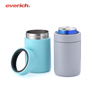 China Wholesale 12OZ viable stainless steel double wall cola can cooler silm beer can for sale