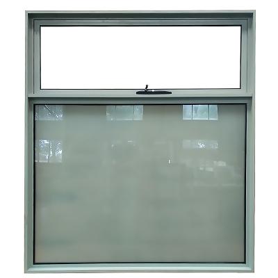 China Custom Double Glazed Aluminum Swing Top Hung Intimidating Windows for sale