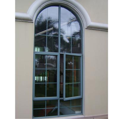 China AS2047 Swing Certificate Australia Double Glazed Arch Window for sale