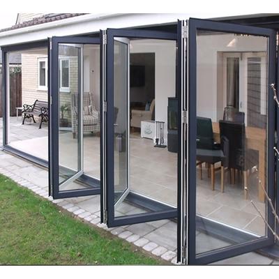 China Hot sale AS2047 new design australian standard bi fold bi fold doors made in china for sale