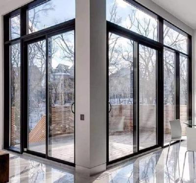 China Sliding Aluminum Sliding Door With Stainless Steel Security Mesh for sale