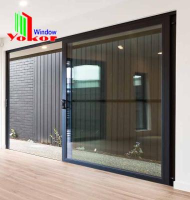 China Sliding Powder Coated Aluminum Door Aluminum Sliding Windows And Doors for sale