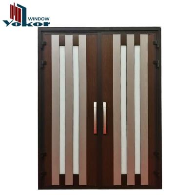 China Custom Double Entry Swing Door Exterior Door for sale