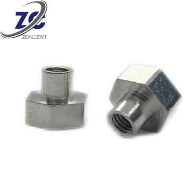 China Custom Heavy Industry Stainless Steel Hexagon Hollow Rivet Nut Non Standard Nut for sale