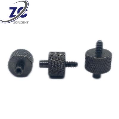 China Small Shoulder Thumb Black Round Stainless Steel Brass Aluminum Machine OEM ODM Non Standard Screw for sale