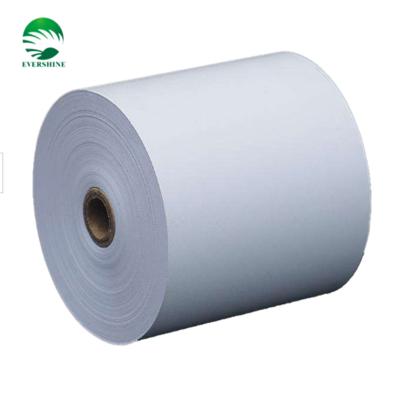 China 100% Wood Pulp 55gsm 65gsm Width Jumbo Roll Thermal Paper For Mini POS Printer for sale