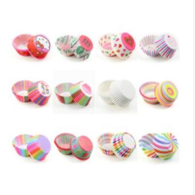 China Heat Resistance Greaseproof Silicone Coating Greaseproof Sticker Paper Baking Cupcake Liners Boxes for sale