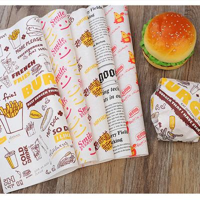 China 16g Sandwich Food Wrapping Wax Greaseproof Tissue Paper for sale