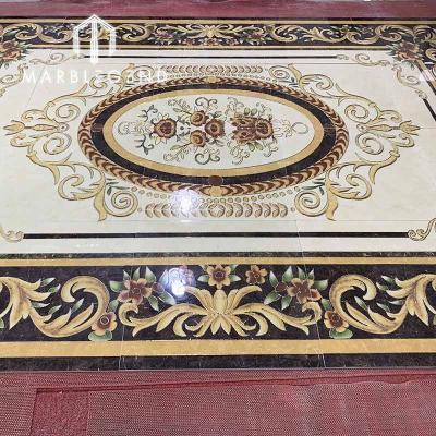 China Customized Modern Ceramic Manufacturer Medallion Design Traditional Stone Floor Medallions Ceramic Tile for sale