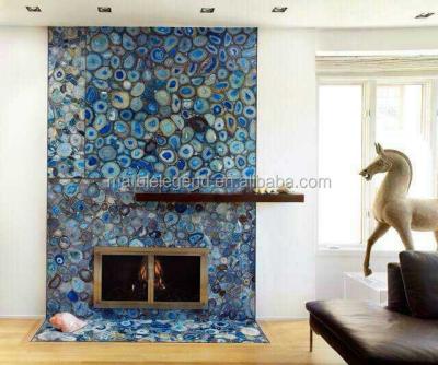 China Nature Home and Office Interior Wall Cladding Backlit Agate Slab Panel for sale