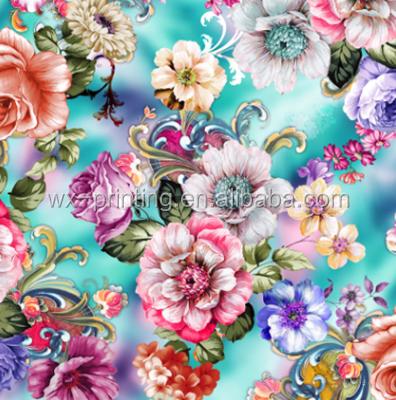 China Fabric Heat Transfer Printing Paper with Floral for sale