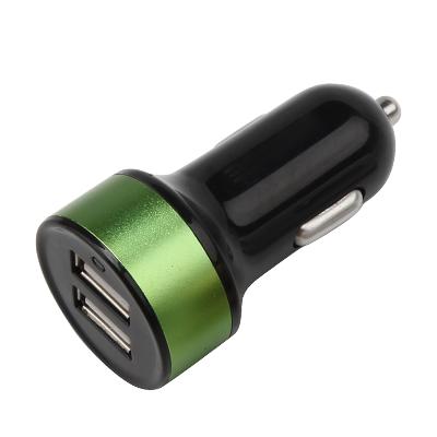 China Mobile Phone\Tablet\MP3\MP4\Hot Selling 5V 2.1A Dual Camera Aluminum Alloy USB Car Charger For Mobile Phone for sale