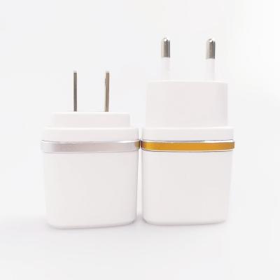 China Wholesale 5V 2.1A Mobile Phone Dual USB Port Home Wall Charger With Nice Balance for sale