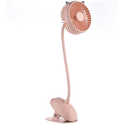 China Lower Noise USB 3 Cool Table Fan Hand Fan Stand Level Fan With Fawn Clip for sale