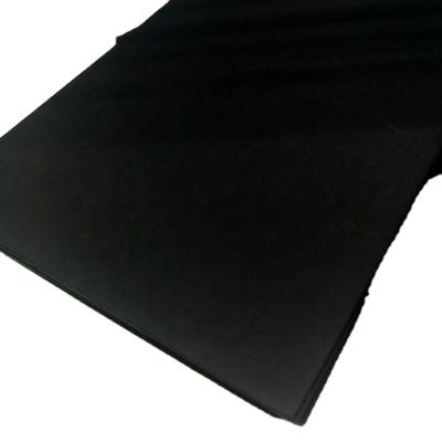 China Anti Curl Wholesale Black Kraft Paper Roll Paper 70*100cm Board Black Liner Board Te koop