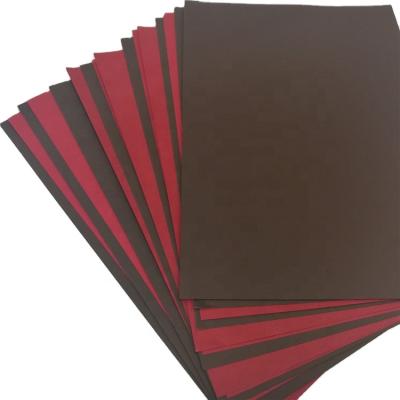 China Moisture Proof Uncoated Black Red Color Custom Carton 50*65 Cm Size Paperboard en venta