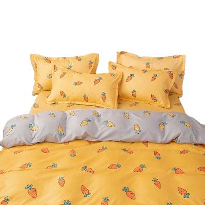 China Good quality fitted sheet fabric design printing folded microfiber fabric on sale for sale