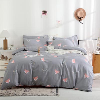 China Professional Disposable Porcelain Bedding Noble Flower Design 3d Printed Comforter Cover, Linen Bed Sheets for sale