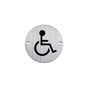 China Modern Stainless Steel Door Sign Plate For Disabled for sale