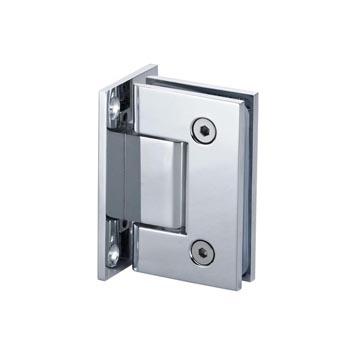 China Modern 304 Stainless Steel Or Brass 90 Degree Shower Hinge For Glass Door And Bathroom for sale