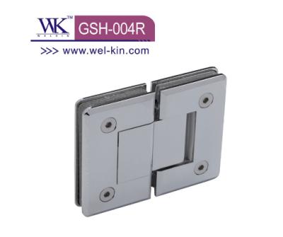 China Modern High Quality Brass Satin Nickel Round 90 Degree Shower Hinge for sale