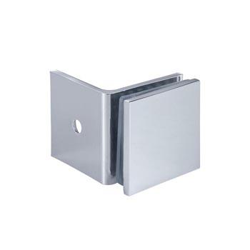 China 90 Degree Modern Single Side Glass Clips For Glass Door for sale